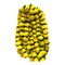 5 Strings Artificial Marigold Mango Leaf Garland for Home Party Door Hanging Diwali Navratri Decorations Day of the Dead Dia De Los Muertos Ofrenda Halloween Mexican Fiesta Party Decor